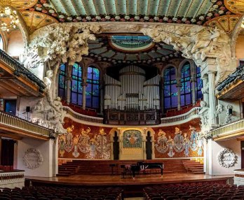 Grosses Finale des 71 Internationalen Maria-Canals-Klavierwettbewerbs in Barcelona